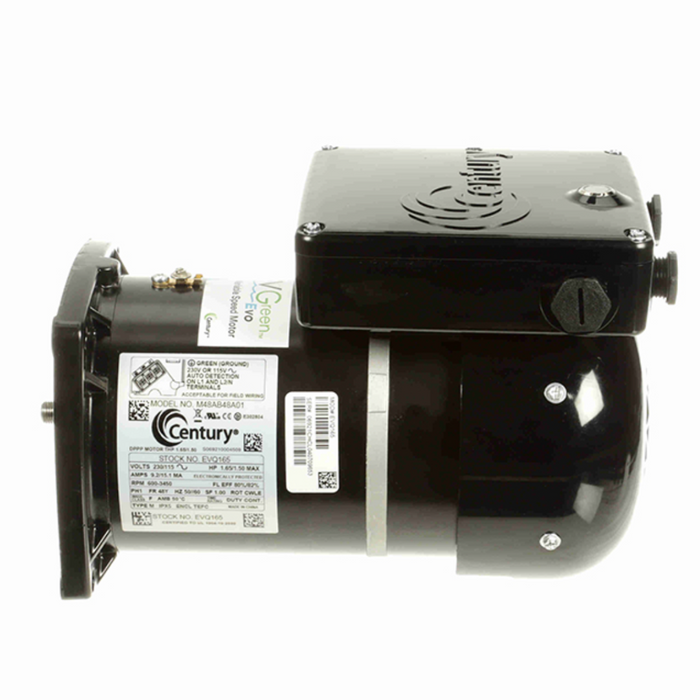 Century Vgreen EVQ165 Variable Speed Pump Motor 48Y TEFC 1.65HP 115/230V
