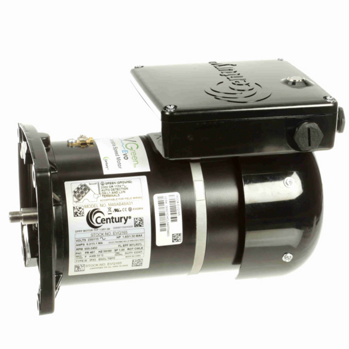Century Vgreen EVQ165 Variable Speed Pump Motor 48Y TEFC 1.65HP 115/230V