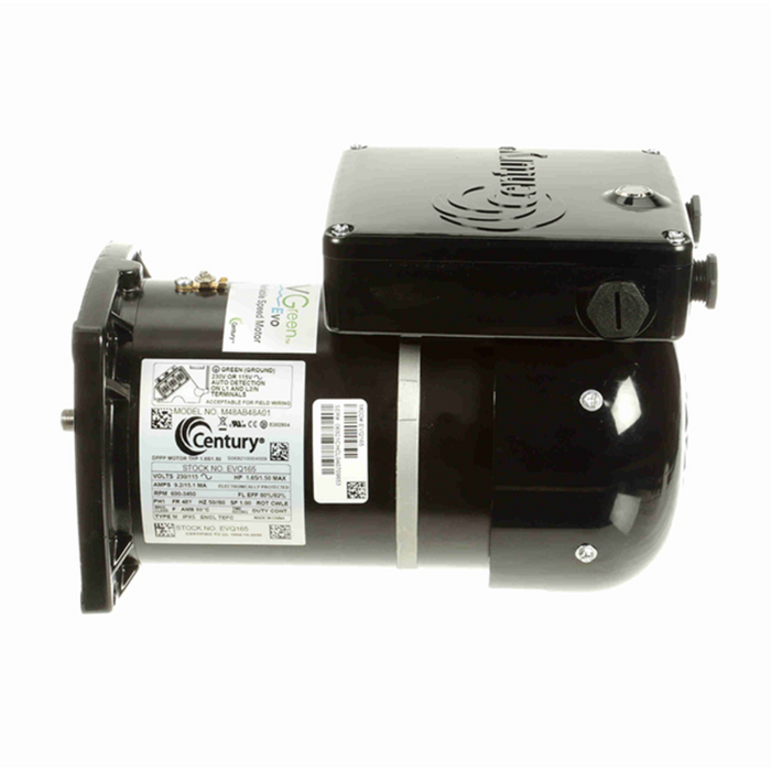 Century Vgreen EVQ225 Variable Speed Pump Motor 48Y TEFC 2.25HP 115/230V