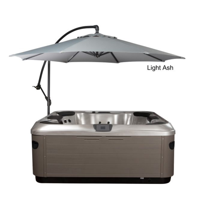 Cover Valet 10' Weathershield Spa Side Umbrella with Mount - Light Ash