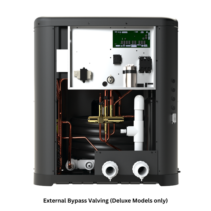 Raypak 115K BTU Crosswind V 6550 Deluxe Heat/Cool Pump with Wi-Fi (TWPH-6550EHC08)