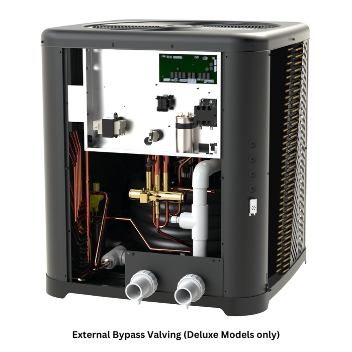 Raypak 115K BTU Crosswind V 6550 Deluxe Heat/Cool Pump with Wi-Fi (TWPH-6550EHC08)