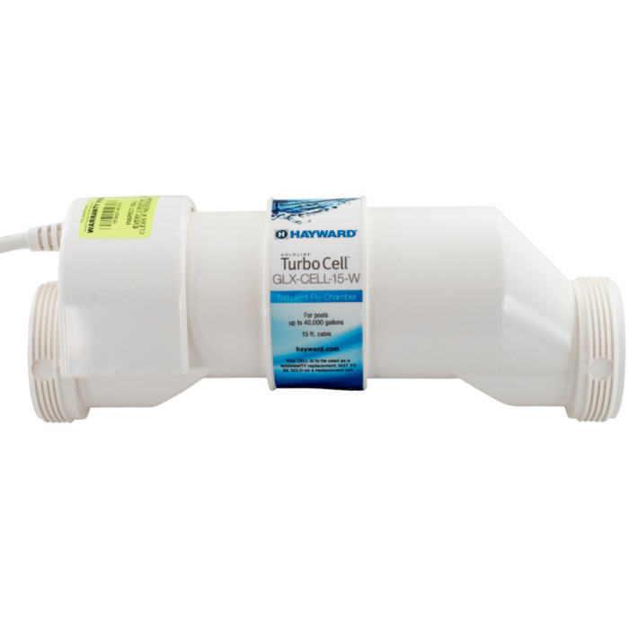 Hayward Inground Turbo Cell with 15 Foot Cable for Pools up to 40,000 Gallons, GLX-Cell-15-W