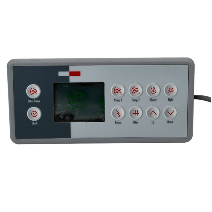 Gecko TSC-4-10K-GE1 Keypad 1 Pump Topside Control Panel BDLTSC410K