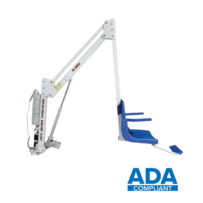 Global 360 Degree R-350 Rotational Pool Lift - Anchor Included (R350MTRRA R-350MTR)