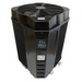 The Gulfstream 142K BTU Heat Pump 27K Gal HE150RA features a black hexagonal air conditioning unit with digital display and vents, utilizing advanced heat pump technology for enhanced efficiency.