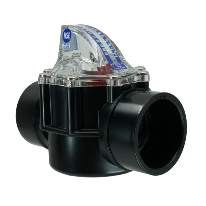 H2flow FV-15 1.5" FlowVis Flowmeter Check Valve FV15