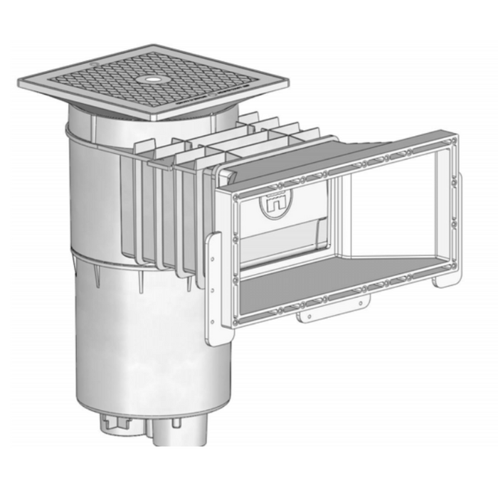 Hayward 1.5" FPT White Auto-Skim Skimmer Wide Track (SP10852OM)