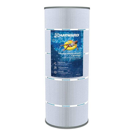 Hayward CX591XRE Filter Cartridge, 87 Sq Ft for C7030 SwimClear by Hayward, featuring a cartoon fish on the label and standing upright against a white background.