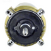 Front view of the Hayward SPX1607Z1M 1.0HP 115/230V Motor for MaxFlo, Super II, and Super Pumps, featuring a central shaft and four mounting holes at the corners.