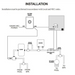 Diagram of a pool and spa installation, featuring connections for a pump, filter, solar system, heater, and the Hayward W3AQR15 AquaRite Salt Chlorine Generator Cell Kit (For 40K gal Pool).