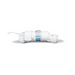 The Hayward W3GLX-CELL-5 AquaTrol Salt Cell, designed for above ground pools up to 20,000 gallons, features a white cylindrical body with a blue label and connection points on both ends. It includes a 15 ft. cord and is perfectly suited for AquaTrol systems.