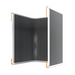 Introducing the Hayward 110K BTU HeatPro Heat Pump, model W3HP21105T, designed for 18K-gallon systems. This unit boasts a foldable structure in black, white, and orange with a sleek modern design highlighted by its microchannel heat exchanger.