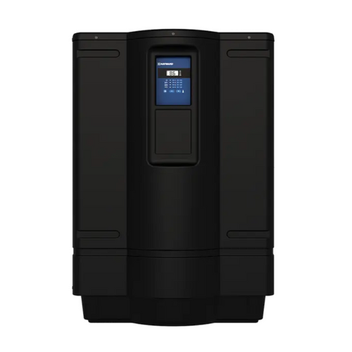 A black Schweitzer Engineering Laboratories (SEL-735) electric meter with a digital display, ideal for monitoring systems like the Hayward W3HP21405T HeatPro Heat Pump 140K BTU.