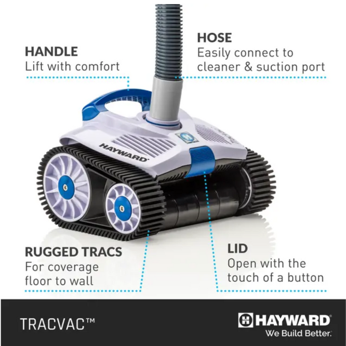 Hayward W3HSCTRACCU TracVac Inground Suction Cleaner