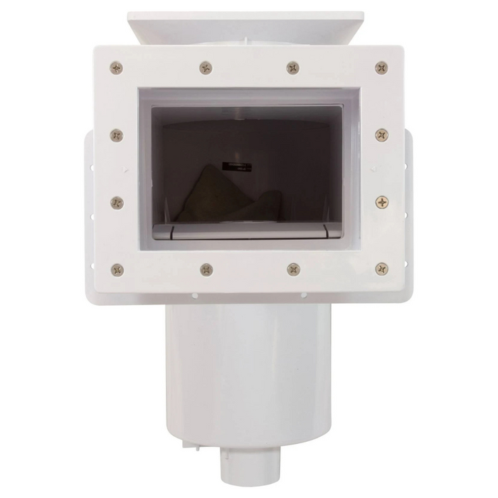 Hayward 1 .5" FPT White Auto-Skim Skimmer with Square Cover SP10841