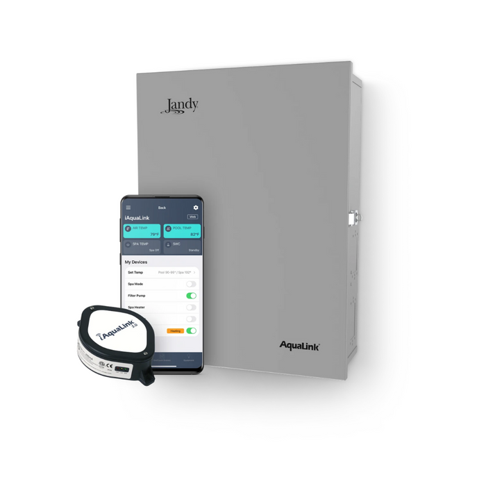 Jandy iQ906-PS-PC-SWC AquaLink RS PS6 Pool and Spa Kit with PureLink SubPanel, PLC1400 and iAquaLink