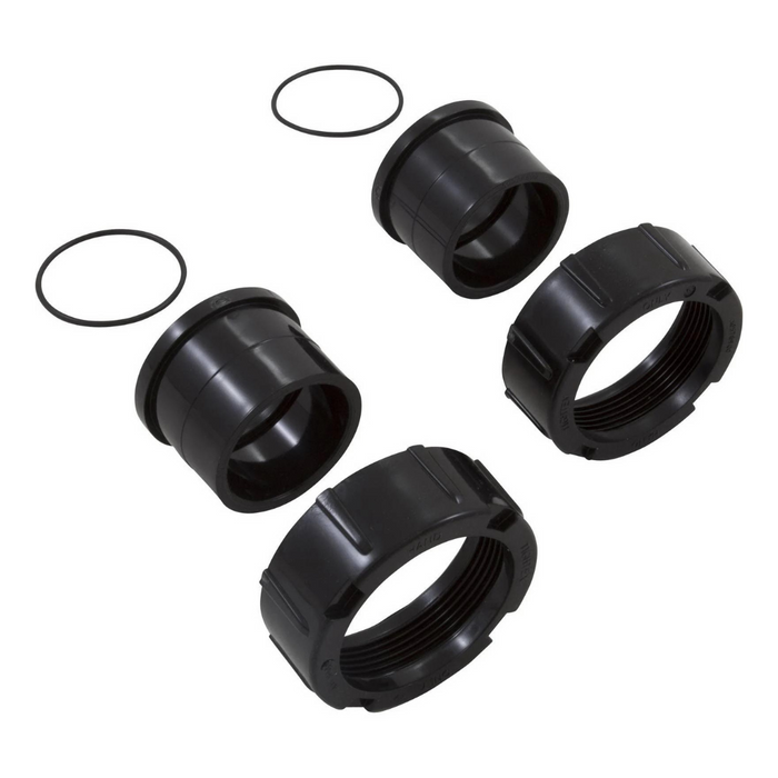 Jandy R0449000 2" x 2 1/2" Tail Piece with O-Ring and Coupling Nut Set of 2