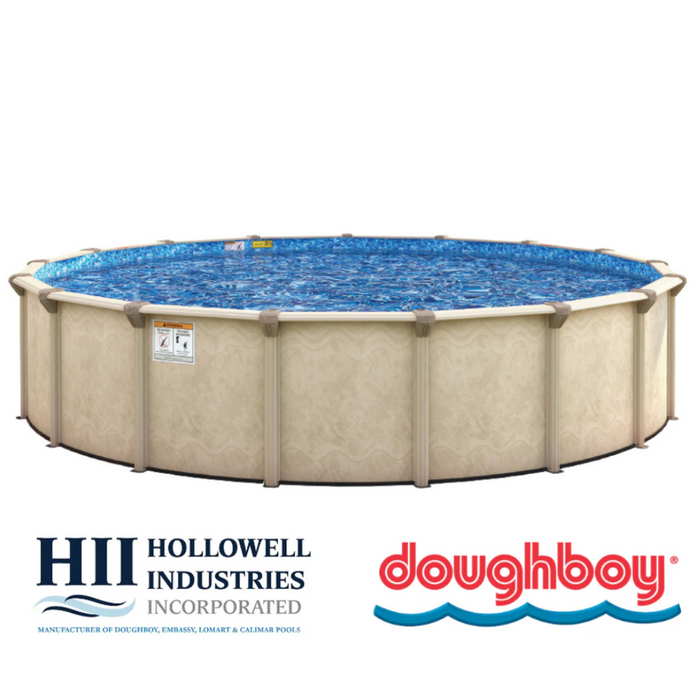 12'x54" Round Lake Vista Steel Pool Kit with Skimmer & Liner by H.I.I. MFG of Doughboy