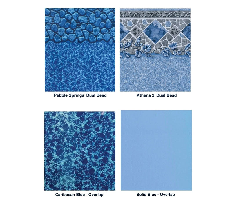 48"/52"/54"H River Breeze Round Steel Pool Kit with Skimmer & Liner - 5.5" Rails