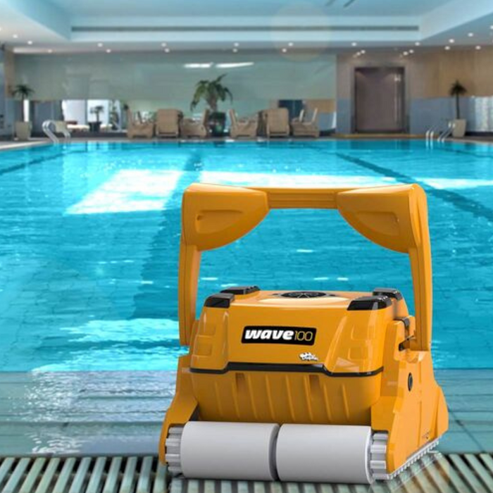 Maytronics Dolphin Wave 100 Commercial Robotic Pool Cleaner 9999096X-USW