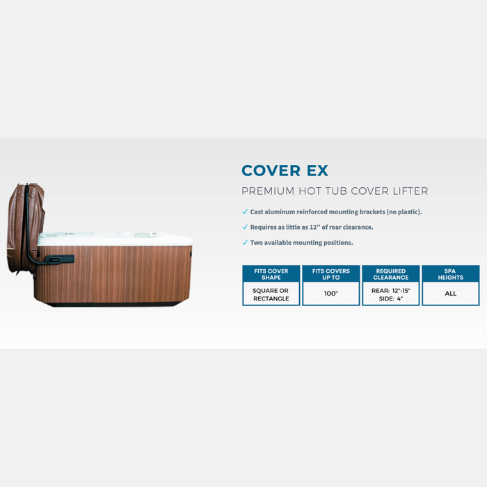 Cover Valet CVEX1 COVER EX Premium Hot Tub Spa Cover Lifter