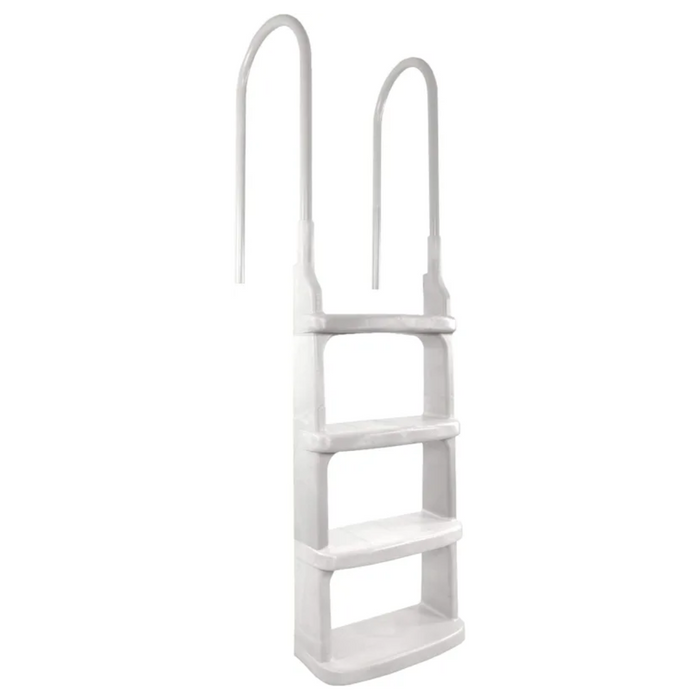 Main Access 48-54" White Easy Incline In-Pool Adjustable Ladder for Above Ground Pools (200200)