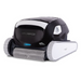 A black and white robotic pool cleaner labeled "Maytronics Dolphin Explorer E30 with WiFi" (model 99996241-XPI) features tracks and brushes on a white background and advanced Dolphin technology for efficient pool cleaning.