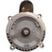 Close-up of the Nidec 2.25HP Single Speed Up-Rated Motor 56J Hayward AST225, featuring a metallic body and circular front, mounted on a black component, reminiscent of the robust design seen in Nidec/U.S. Motors’ Severe Duty Motors.