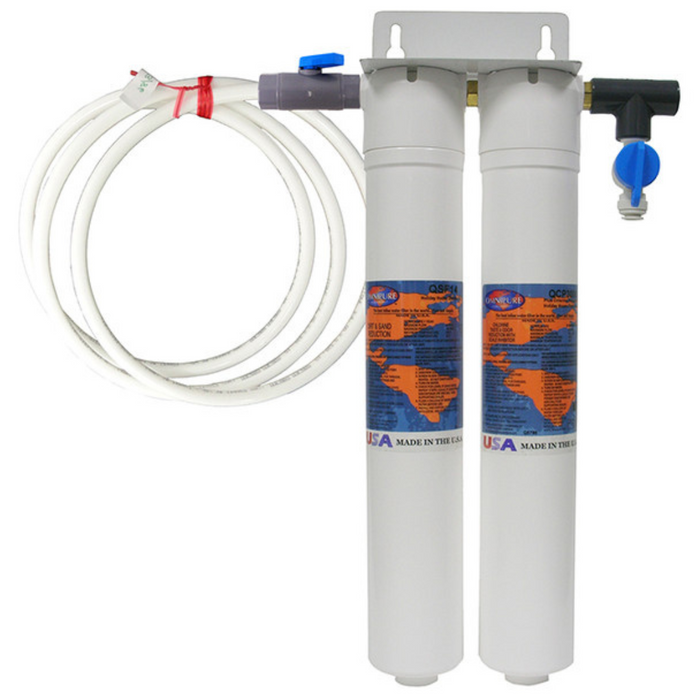 Omnipure QMFS 14" Dual Filtration System (CTO, Sediment, Scale Reduction)