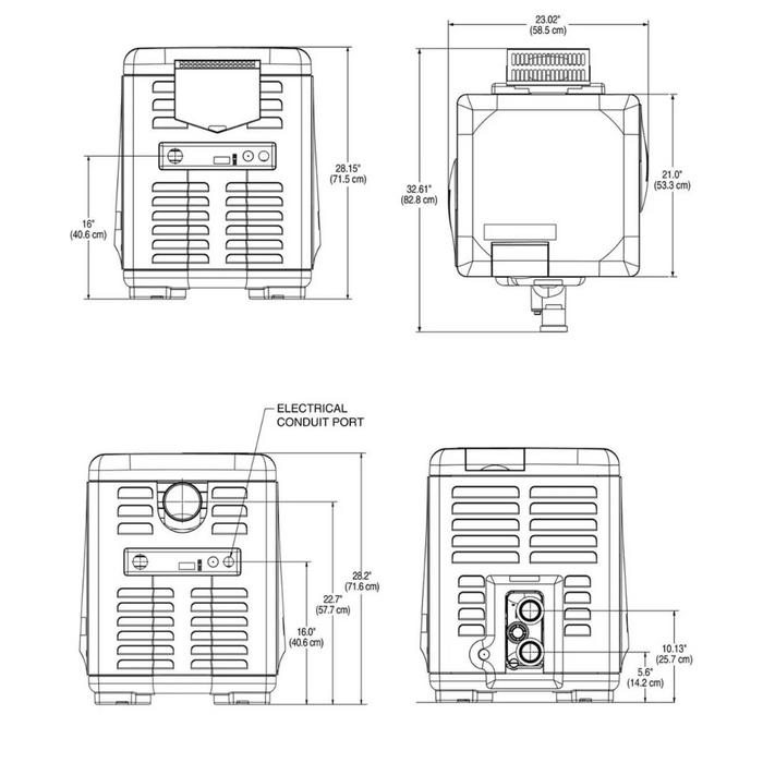 Pentair MasterTemp 125 Propane Gas Heater 400K BTU EC-462029