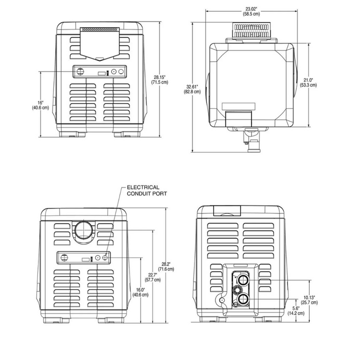 Pentair MasterTemp 125 Propane Gas Low NOx Heater 400K BTU EC-462029