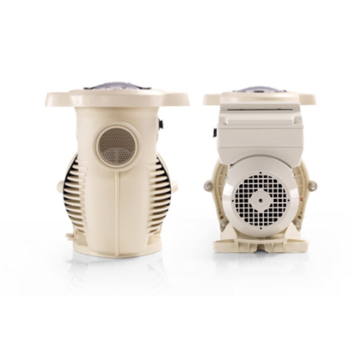 Two Pentair 3HP IntelliFloXF Variable Speed Flow Pumps, photographed against a white background, designed by Pentair Pool to efficiently handle high flow demand.