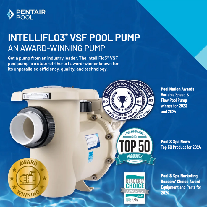 Pentair 1.5HP IntelliFlo3 VSF Variable Speed Pump