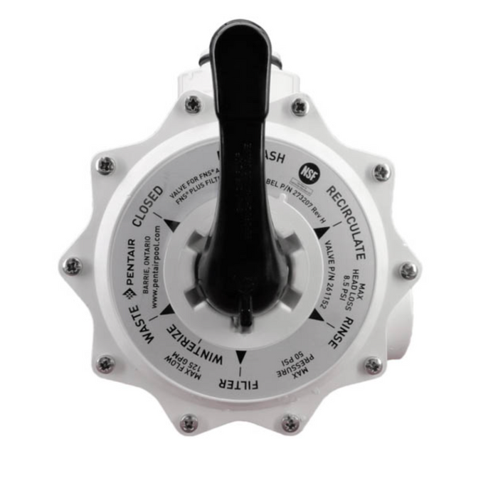 Pentair 261152 Hi-Flow 2" MPV Multiport Valve for FNS, FNS Plus & NSP Filters