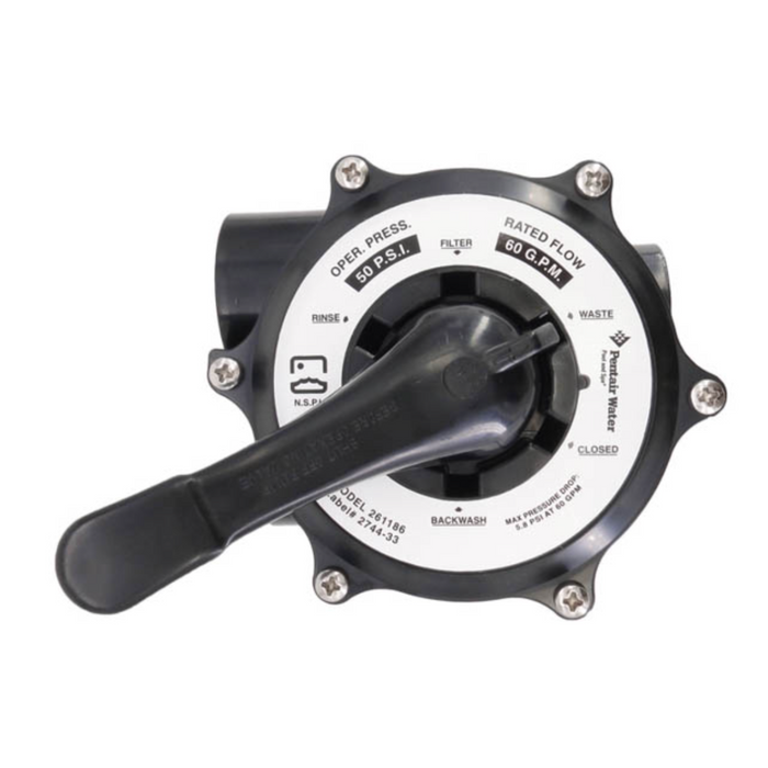 Pentair Cristal-Flo™ 261186 Top Mount Multiport Valve 1.5"