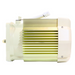 A side view of the Pentair Pool 1.5HP Motor without Drive for SuperFlo VS/VST SuperMax VS, in white and beige, showcases vertical fins and a top-attached cable, emphasizing its efficient Variable Speed Motor design.