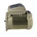 The cream-colored electric motor with a protective casing on top closely resembles the Pentair Pool 1.5HP Motor 1 Ph 208-230V 56Y (Model: 354823S), which is designed for WhisperFlo and SuperFlo Pumps, elegantly viewed from the side.