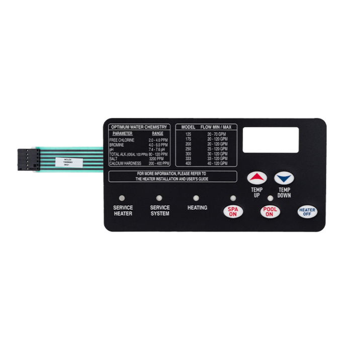 Pentair 42002-0029Z Replacement Switch Membrane