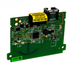 The Pentair 523557 High Power IntelliCenter Wi-Fi Link Kit, manufactured by Pentair Pool, is a green electronic circuit board with various components and a prominent yellow label that highlights its essential role in advanced control systems for water automation.