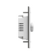Side view of the Pentair Pool Color Sync Controller, a white dimmer switch featuring a knob and mounting hardware, designed for perfect compatibility with LED pool lighting to provide seamless ambiance control.