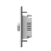 Side view of the Pentair Pool 618031 Color Sync Controller in white, featuring a knob and two metal rods, designed for seamless integration with LED pool lights.