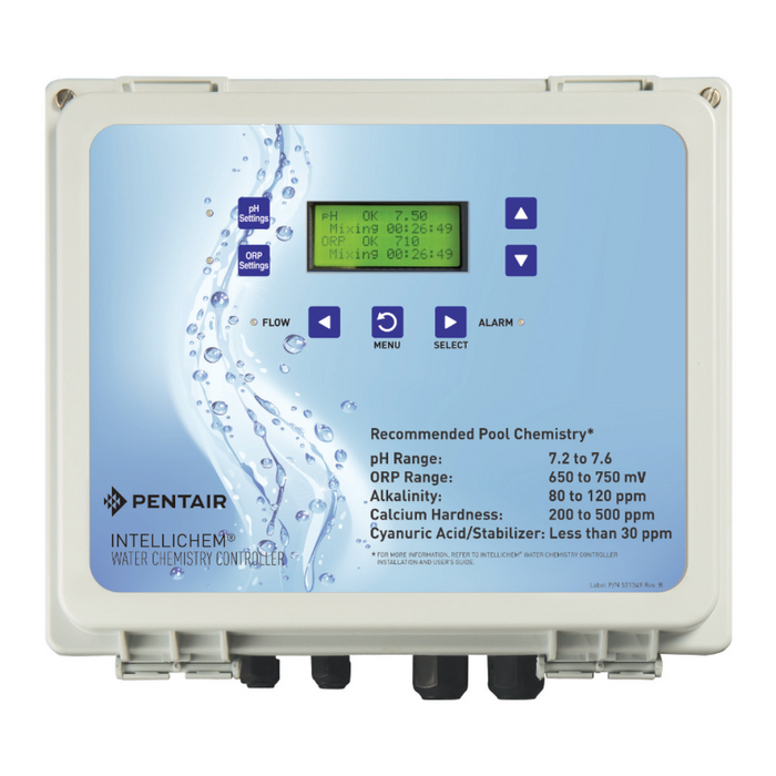 Pentair 522622 IntelliChem Controller, Acid and Chlorine Tanks with Tank Mounted Pumps