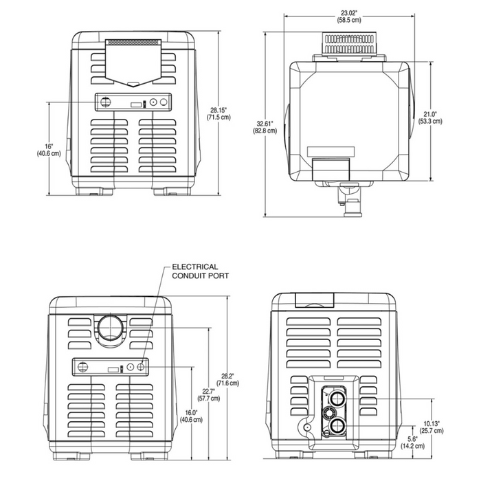 Pentair MasterTemp 400 Natural Gas Heater – 400K BTU (EC-462028)