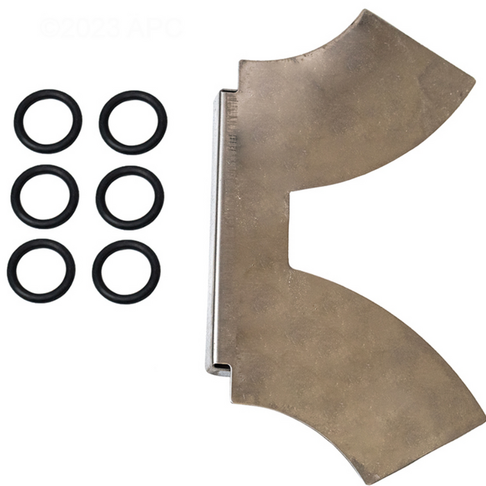 Pentair 474058 Tube Sheet Coil Assembly Kit Cupro Nickel 175NA, 175LP, 200NA, 200LP MasterTemp Heater Heat Exchange