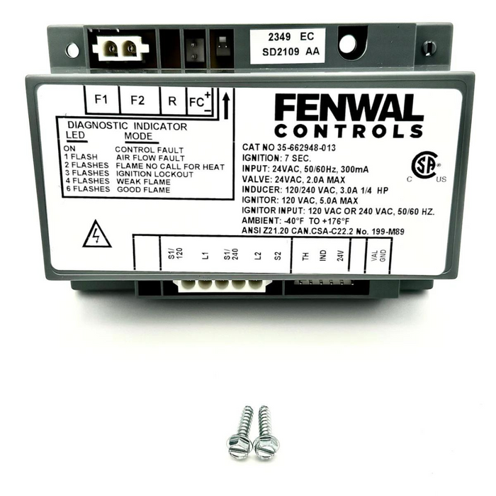 Pentair Pool's 476223 Ignition Control Module Replacement Kit, designed for compatibility with MasterTemp® and Max-E-Therm® Heaters, includes diagnostic instructions and mounting screws, all featured against a white background.