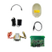 Discover a variety of electronic components, such as a circuit board, cables, transformer, and the Pentair Pool 522048 IntelliTouch/EasyTouch to Next Gen Upgrade Kit - i10PS for CLC/CPC. It's ideal for those aiming to upgrade their setup with an efficient enhancement kit designed to modernize your pool experience.
