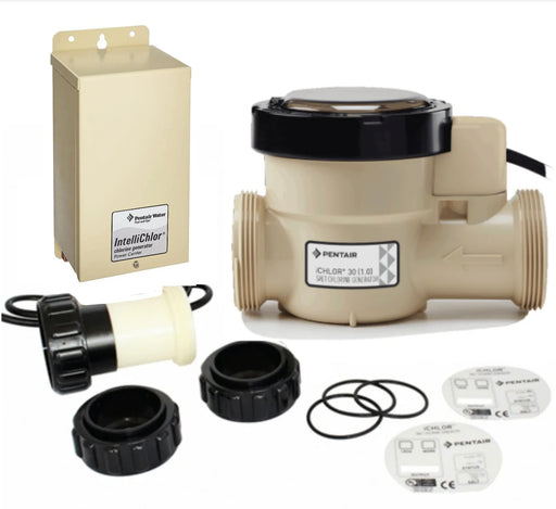 Pentair 523080 iChlor 15 Salt Chlorine Generator System with Power Pack