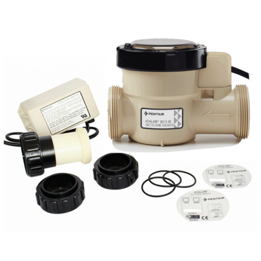Pentair 523080 iChlor 15 Salt Chlorine Generator System with Power Pack