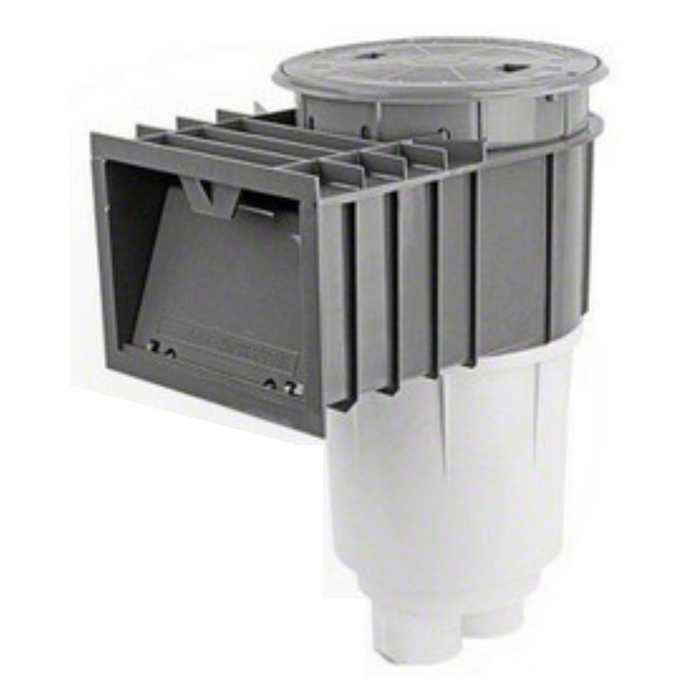 Pentair Sta-Rite SwimQuip ABS U-3 Inground Skimmer with Lid and Frame – Gray (08650-6404)